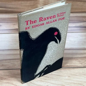 The Raven and Other Poems by Edgar Allan Poe - Peter Pauper Press VTG MCM Horror - Foto 1 di 15