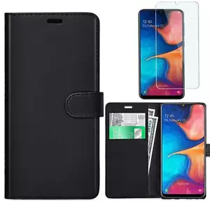 LUXURY LEATHER WALLET STAND CASE CARD POCKET FOR SAMSUNG GALAXY S24+ S24 Ultra - Picture 1 of 3