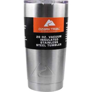 Ozark Trail 20oz Camping Vacuum-Sealed Stainless Travel Tumbler Ozark Trail 20oz - Picture 1 of 2