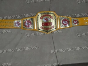Custom Made Kansas City Team Championship Belt 2mm brass - Picture 1 of 4