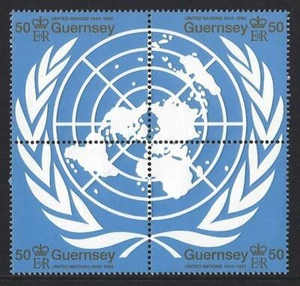 GUERNSEY 1995 50TH ANNIVERSARY OF UNITED NATIONS UNMOUNTED MINT, MNH - Picture 1 of 1