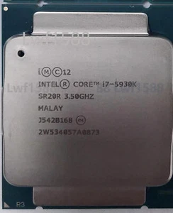 Intel Core i7-5930K LGA2011-3 SR20R 3.5GHz six-core CPU processor - Picture 1 of 1