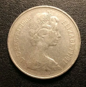 1968 Great Britain 10 Pence Coin - Picture 1 of 2