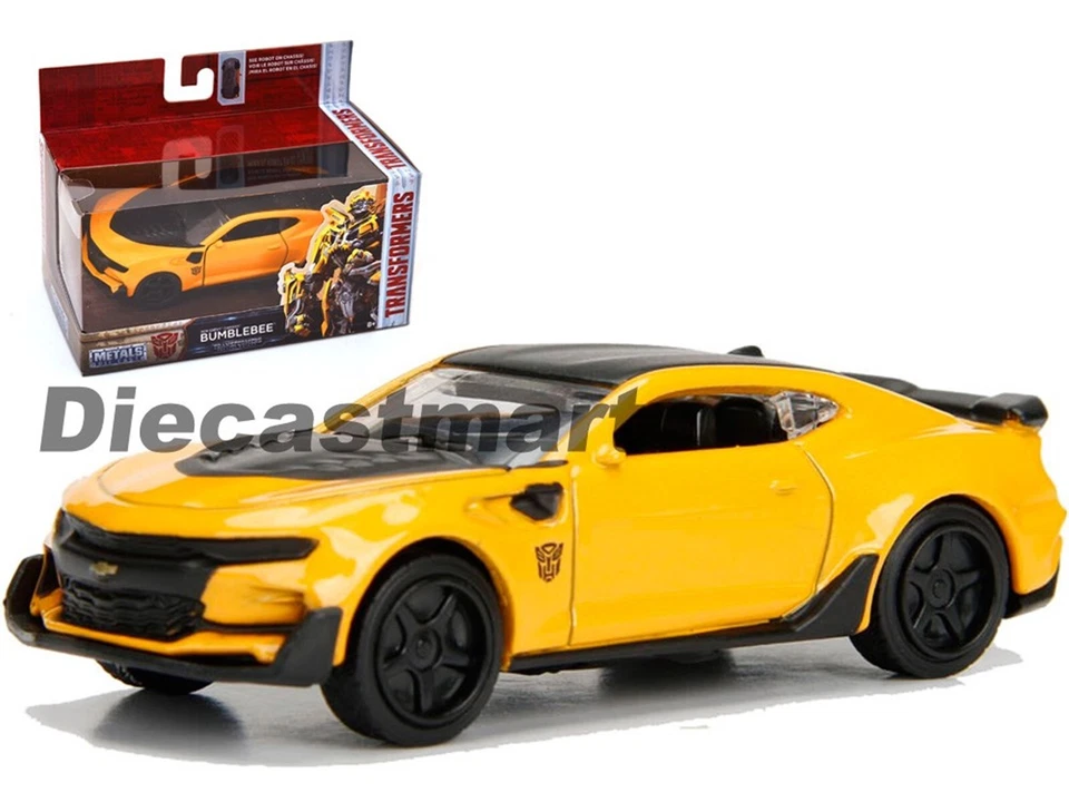 TRANSFORMERS 5 2016 CHEVROLET CAMARO BUMBLE BEE YELLOW 1:32 MODEL  JADA 98393   - Image 1 of 1