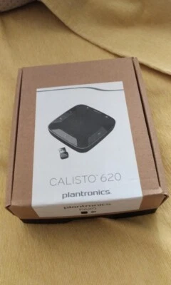 Plantronics Calisto 620 UC Bluetooth Portatile USB Computer Vivavoce P620 Nuovo - Immagine 1 di 4