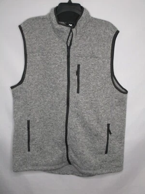 ZeroXposur Mens Vest XL Gray Pockets Full Zip Unlined Polyester - Image 1 of 4