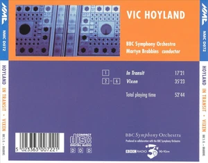 VIC HOYLAND: IN TRANSIT; VIXEN NEW CD - Picture 1 of 1