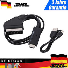 HDMI zu SCART Konverter SCART auf HDMI Adapter Video Audio Konverter Videokabel.