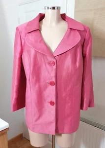 Ann Harvey Size 20 Pink 3/4 Sleeve Jacket - Picture 1 of 6