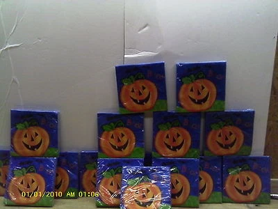 批发大量16张南瓜微笑餐巾纸,酸锅 — 第 1/3 张图片