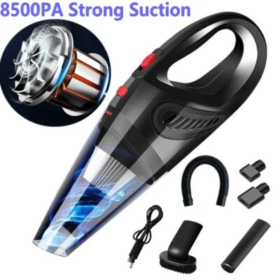 Powerful Car Vacuum Cleaner Portable Wet&Dry Handheld strong Suction Car Vacuum - Image 1 of 4