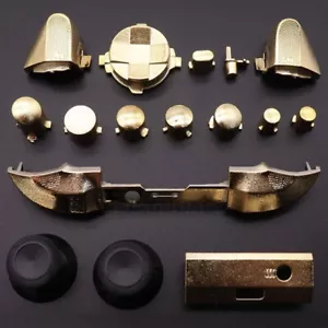 Chrome Xbox Series X/S Full Set ABXY L R LB RB Trigger Button Thumbstick D-Pad - Picture 1 of 2