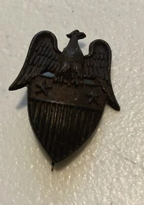 Vintage WWI U.S. Army Major General's Aide Collar Insignia Pin Back (Bronze) - Bild 1 von 5