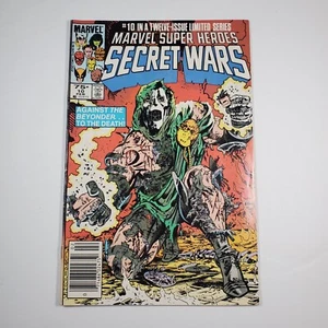 Marvel Comics Super Heroes Secret Wars #10 Newsstand VF Key Issue - Picture 1 of 8