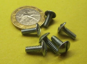 Truss Head Zinc Plated Steel, Slotted Screw 6-32 x .750" Length, 200 Pcs - Picture 1 of 11