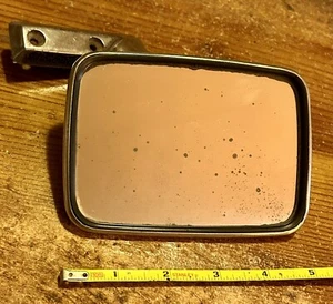 Vintage Opel Side Mirror 68 Crome Black Trim - Picture 1 of 6