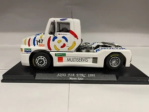 Camión de pista Fly/GB 4L Sisu ""FIA ETRC 1995 Con luces. Blanco. No. 47 - Imagen 1 de 6