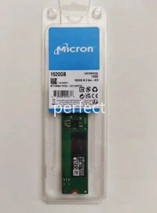 Micron 7400 PRO 1.92TB M.2 22110 SSD NVMe Gen4 x4 MTFDKBA1T9TDZ-1AZ1ZABYY - Picture 1 of 2