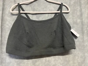 NEU Gr. 3X Auden Bralette grau Waffelstrick - Bild 1 von 6
