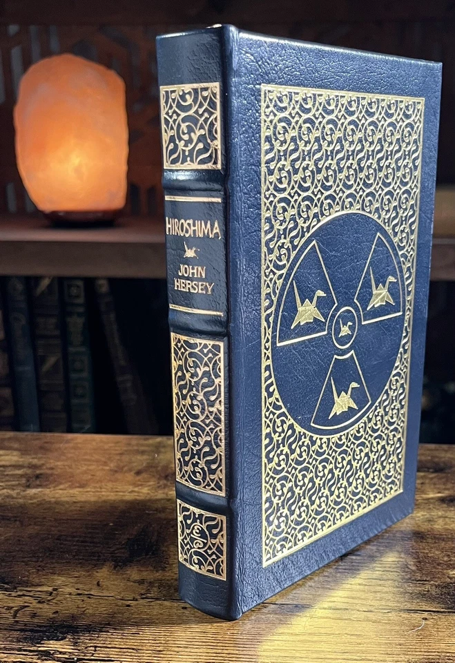 Hiroshima by John Hersey Easton Press Leather Bound World War II Atom Bomb Rare! - Image 1 of 4