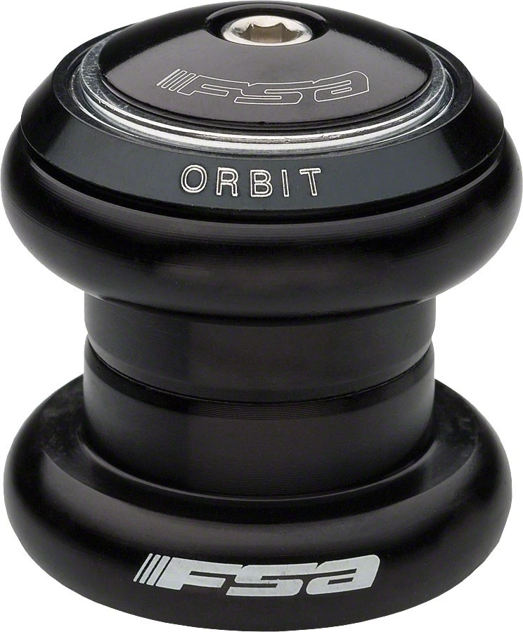 FSA Orbit DL Threadless Headset 1-1/8" EC34 Black with 30mm Crown Race - Image 1 of 1