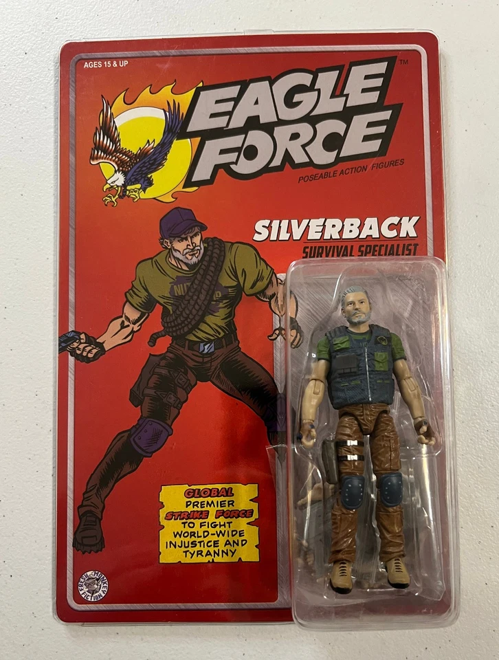 Figura de acción Eagle Force Fresh Monkey Silverback 3,75" pulgadas Foto 1 de 2