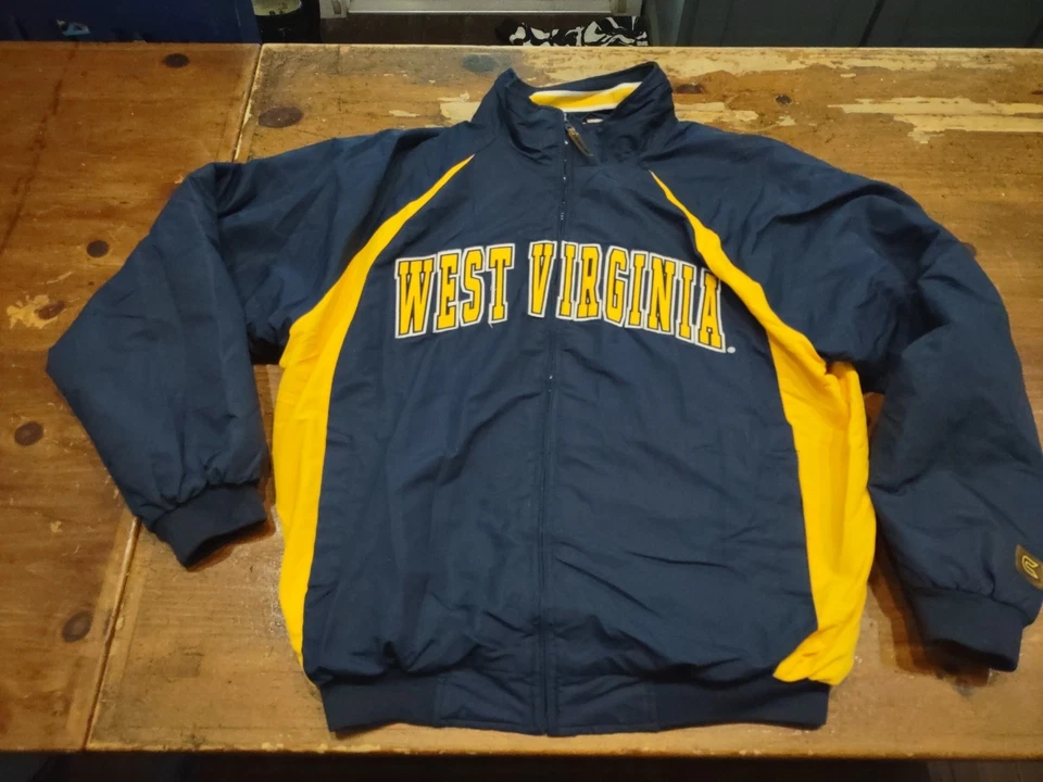 MENS WEST VIRGINIA COAT JACKET SIZE M COLOSSEUM ATHLETICS- GREAT CONDITION - Image 1 of 4