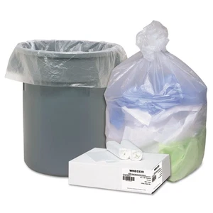 Ultra Plus High Density Can Liners 31-33gal .433mil 33 x 40 Natural 100/Carton - Picture 1 of 3