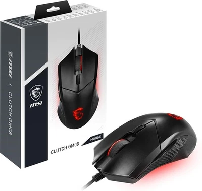 MSI CLUTCH GM08 Gaming Mouse - 4200 DPI Optical Sensor,  - Image 1 of 4
