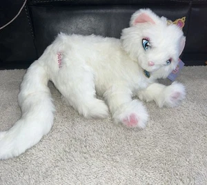 Barbie Princess Pauper Plush Cat Persian Serafina White Long Hair Toy 22” - Picture 1 of 11