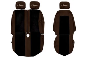 VAN Sitzbezüge für VOLKSWAGEN CRAFTER I -16 MERCEDES SPRINTER II -17 1+2 BRAUN - Bild 1 von 6