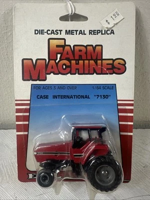 1/64  1986 ERTL CASE-IH 7130 STOCK  #458 Still On Card International Harvester - Image 1 of 4