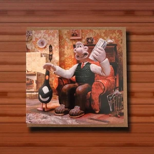 Wallace & Gromit Feathers McGraw Square Greeting Card Aardman Characters - Picture 1 of 2
