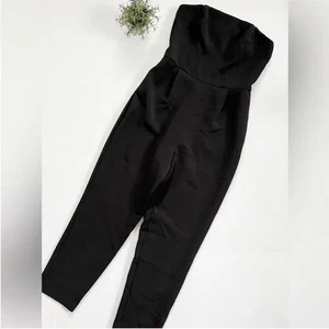 Express Strapless Sleek Jumpsuit in Black Sz 6 Event Party - Picture 1 of 6