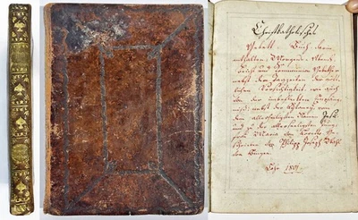 Agnes Amrhein - Prayer Book Handwriting Manuscript 1801 - Image 1 of 4
