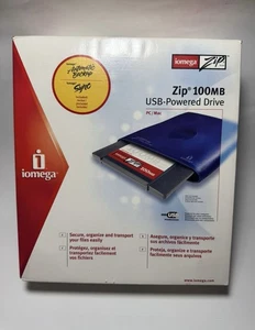 Brand New Open Box Iomega 100MB USB-Powered Drive Zip PC Mac Mint Genuine - Photo 1/15