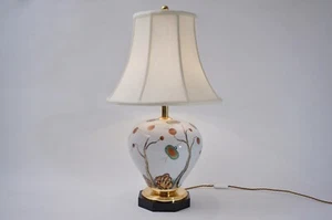 Giulia Mangani large porcelain lamp chinoiserie with lychee 1950s Italy, rewired - Picture 1 of 12