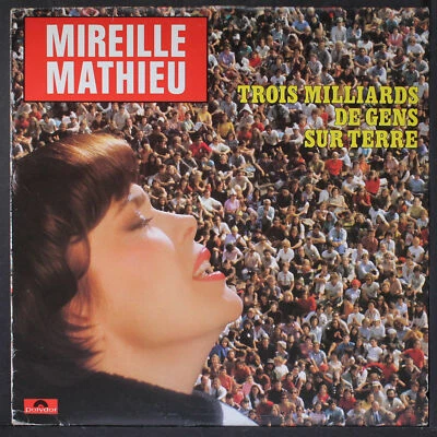 MIREILLE MATHIEU: trois milliards de gens sur terre PHILIPS 12" LP 33 RPM Canada - Image 1 of 2