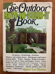 The Outdoor How to Build it Book 1971 Hardcover (D32Top) - Imagen 1 de 20