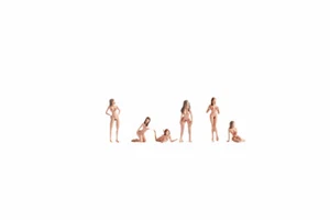 Todavía 15958 modelos desnudos, escenas sexy, 6 figuras, H0 - Imagen 1 de 1