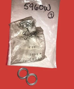 NOS OEM Harley Davidson 5960W Strap Rear Fender Spacers SET OF TWO (2) - Picture 1 of 4