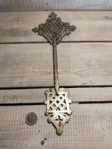Grande croix copt d'Éthiopie à main - Foto 1 di 6
