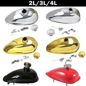 Serbatoio Gas 2L 3L 4L con Tappo Petcock per Motore 49CC 50CC 80CC Bicicletta Motorizzata - Foto 1 di 111
