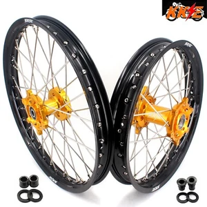 KKE 21-18 Wheels Set Fit SUZUKI DRZ400S 2000-2025 DRZ400SM DRZ400/400E Off-road - Picture 1 of 12