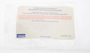 Parker Hannifin Refrigerating Specialties 205018 O-Ring Pkg. Cartridge A82 13-21 - Picture 1 of 1