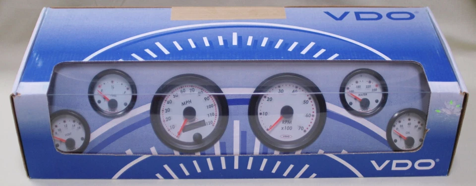 Juego de manómetros serie VDO Millenium - NOS Foto 1 de 4
