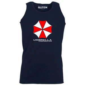 Umbrella Corporation Men's Vest Video Game Evil Resident Biohazard Gaming Gamer - Picture 1 of 15
