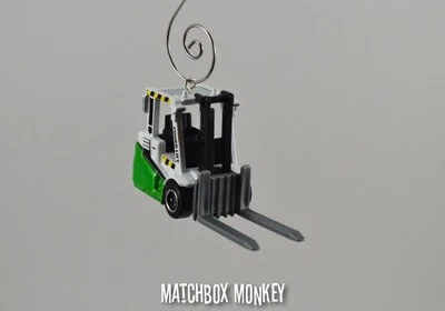 1/64 Forklift Hi-Lo Christmas Ornament Crown Fork Truck CAT Komatsu Toyota Hilo - Image 1 of 4