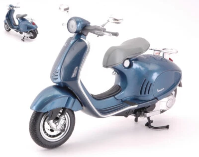 MODELLINO MOTO STATICO NEW RAY PIAGGIO VESPA 946 2013 BLU MODELLISMO SCALA 1/12 - Immagine 1 di 4