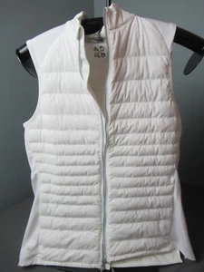 NWOT Congress Hall Peter Millar White Puff Vest - Lined - Size S - 390 k4 ck - Picture 1 of 8